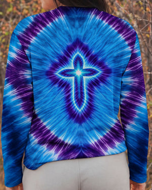 Cross Tie Dye Women's All Over Print Shirt - Tltw3112252