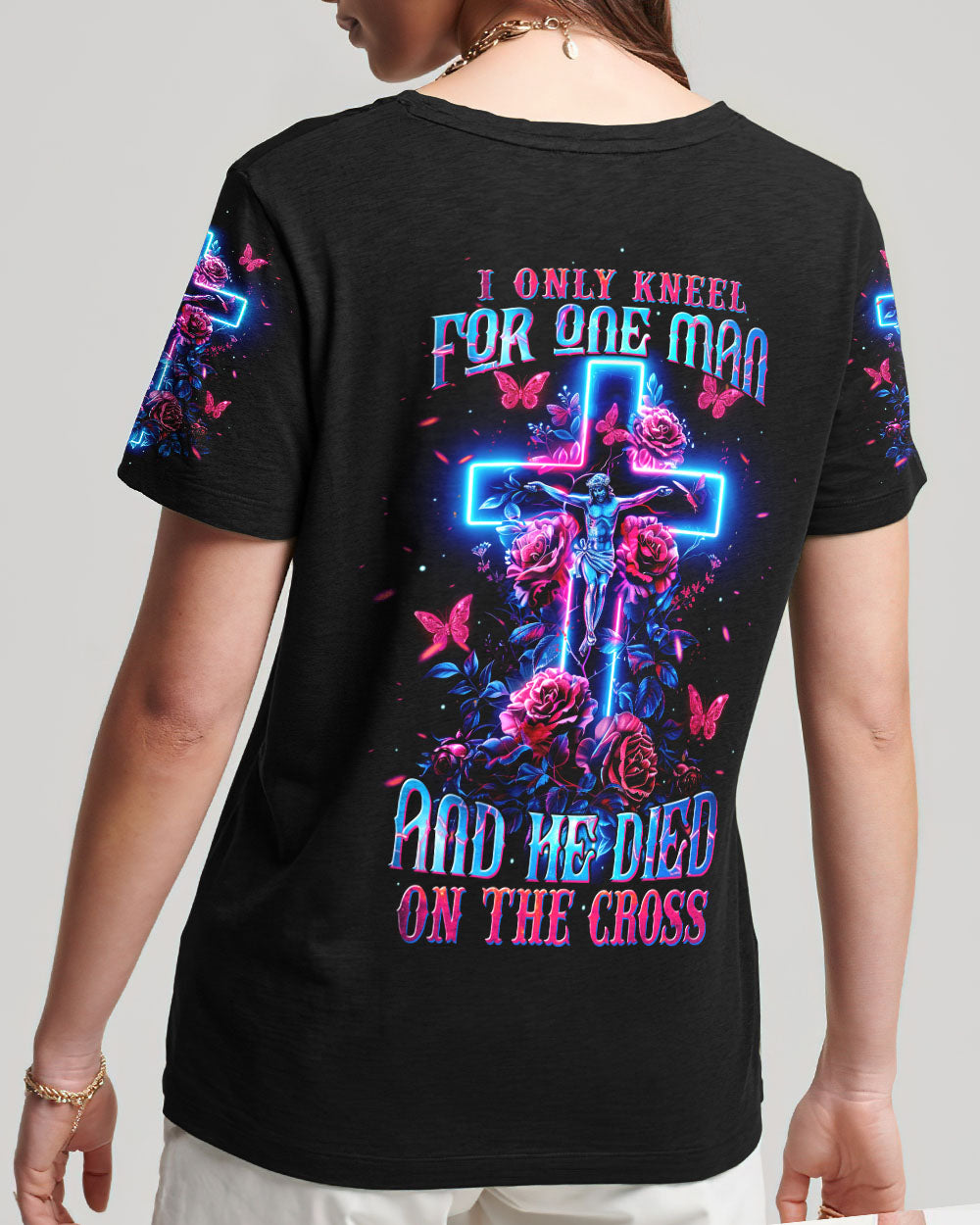 I Only Kneel For One Man Women's All Over Print Shirt - Tltw0504245