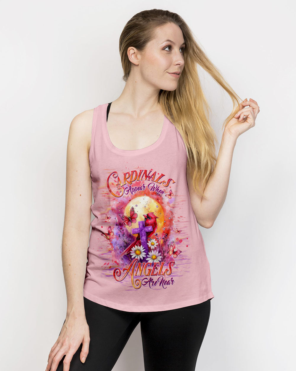 Cardinals Appear When Angels Are Near Women's All Over Print Shirt - Tltw0603254