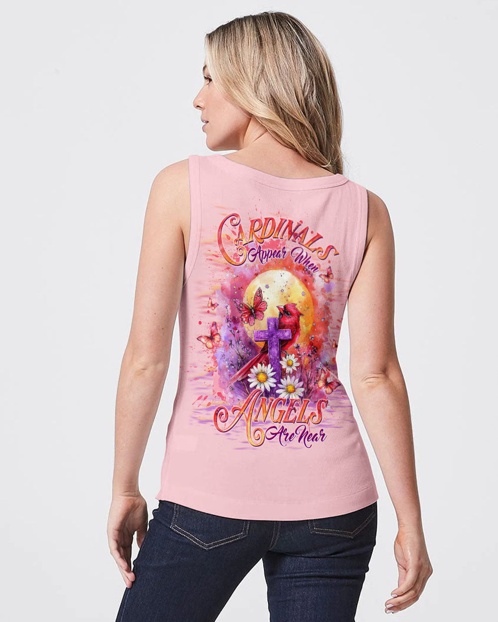 Cardinals Appear When Angels Are Near Women's All Over Print Shirt - Tltw0603254