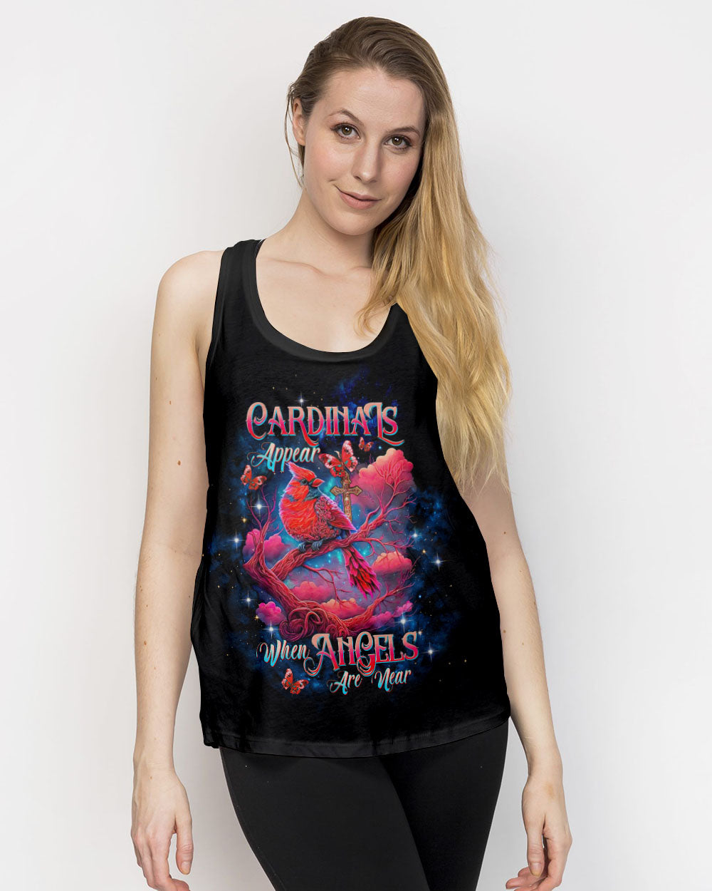 When Cardinals Appear Angels Are Near Women's All Over Print Shirt - Tltw0612242