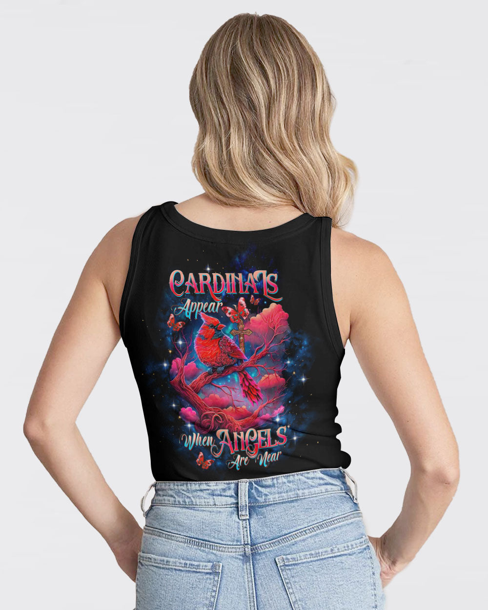 When Cardinals Appear Angels Are Near Women's All Over Print Shirt - Tltw0612242