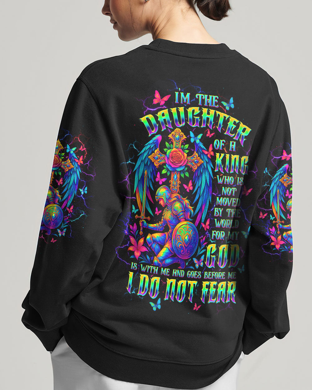 I'm The Daughter Of A King Warrior Women's All Over Print Shirt   - Tltw0707252
