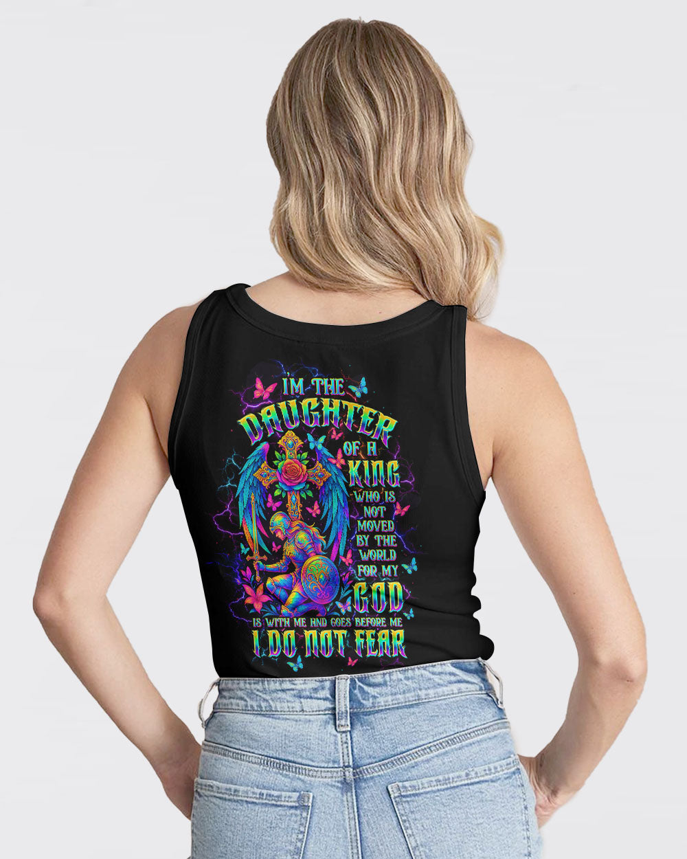 I'm The Daughter Of A King Warrior Women's All Over Print Shirt   - Tltw0707252
