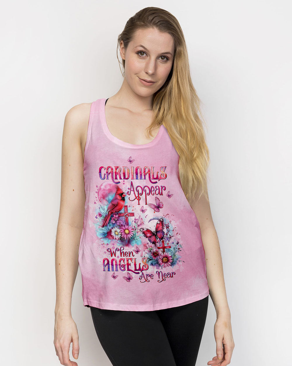 When Cardinals Appear Angels Are Near Women's All Over Print Shirt - Tltw0712244
