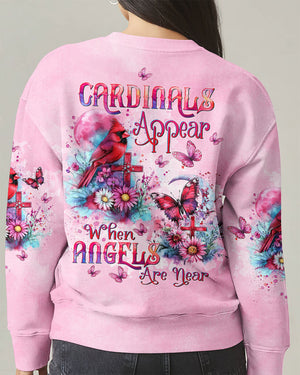 When Cardinals Appear Angels Are Near Women's All Over Print Shirt - Tltw0712244