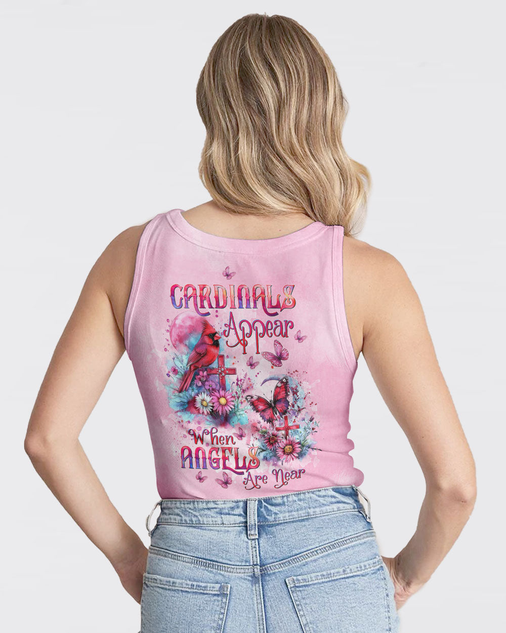 When Cardinals Appear Angels Are Near Women's All Over Print Shirt - Tltw0712244