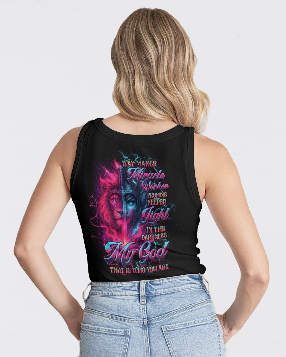 Way Maker Miracle Worker Lion Warrior Women's All Over Print Shirt - Tltw0807252
