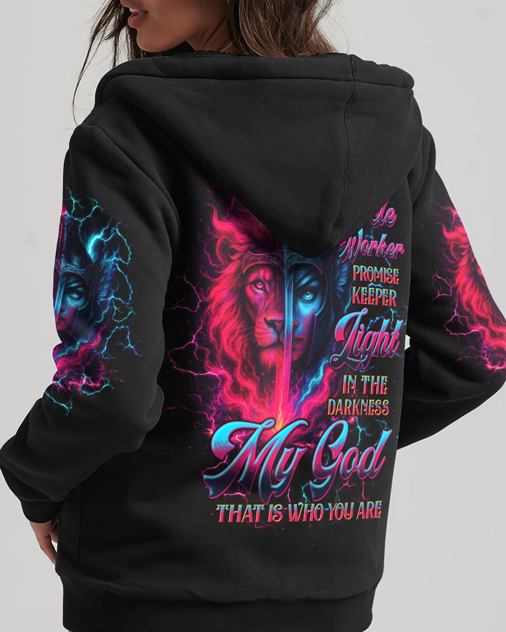 Way Maker Miracle Worker Lion Warrior Women's All Over Print Shirt - Tltw0807252