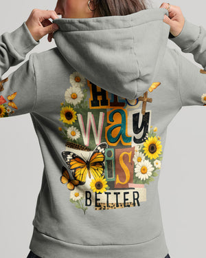 His Way Is Better Women's All Over Print Shirt -   Tltw0902262
