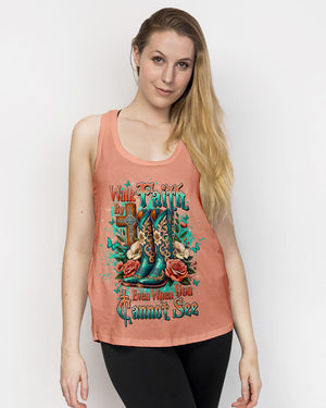 Walk By Faith Even When You Cannot See Women's All Over Print Shirt - Tltw0910253