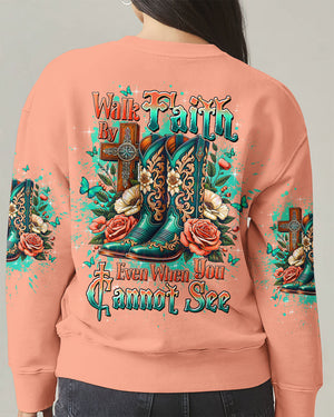 Walk By Faith Even When You Cannot See Women's All Over Print Shirt - Tltw0910253