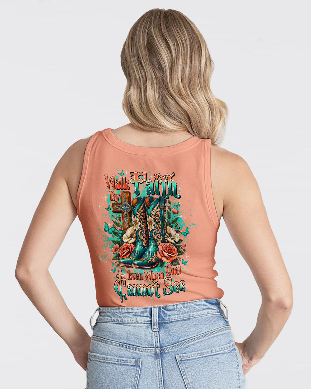 Walk By Faith Even When You Cannot See Women's All Over Print Shirt - Tltw0910253