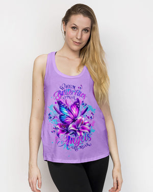 When Butterflies Appear Angels Are Near Women's All Over Print Shirt - Tltw0912244