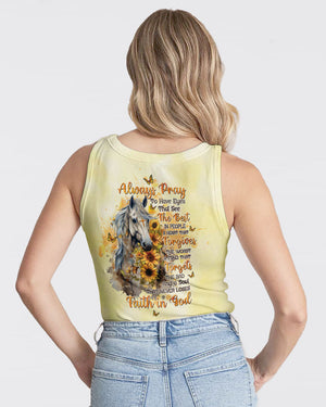 Always Pray To Have Eyes Horses Women's All Over Print Shirt - Tltw1001245