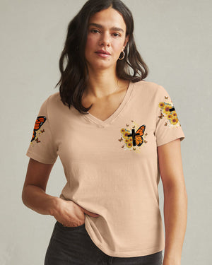 I Believe In God Butterfly Women's All Over Print Shirt - Tltw1001253