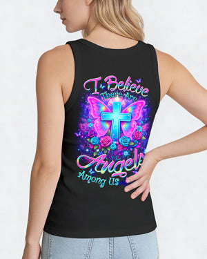 I Believe There Are Angels Among Us Women's All Over Print Shirt - Tltw1003263