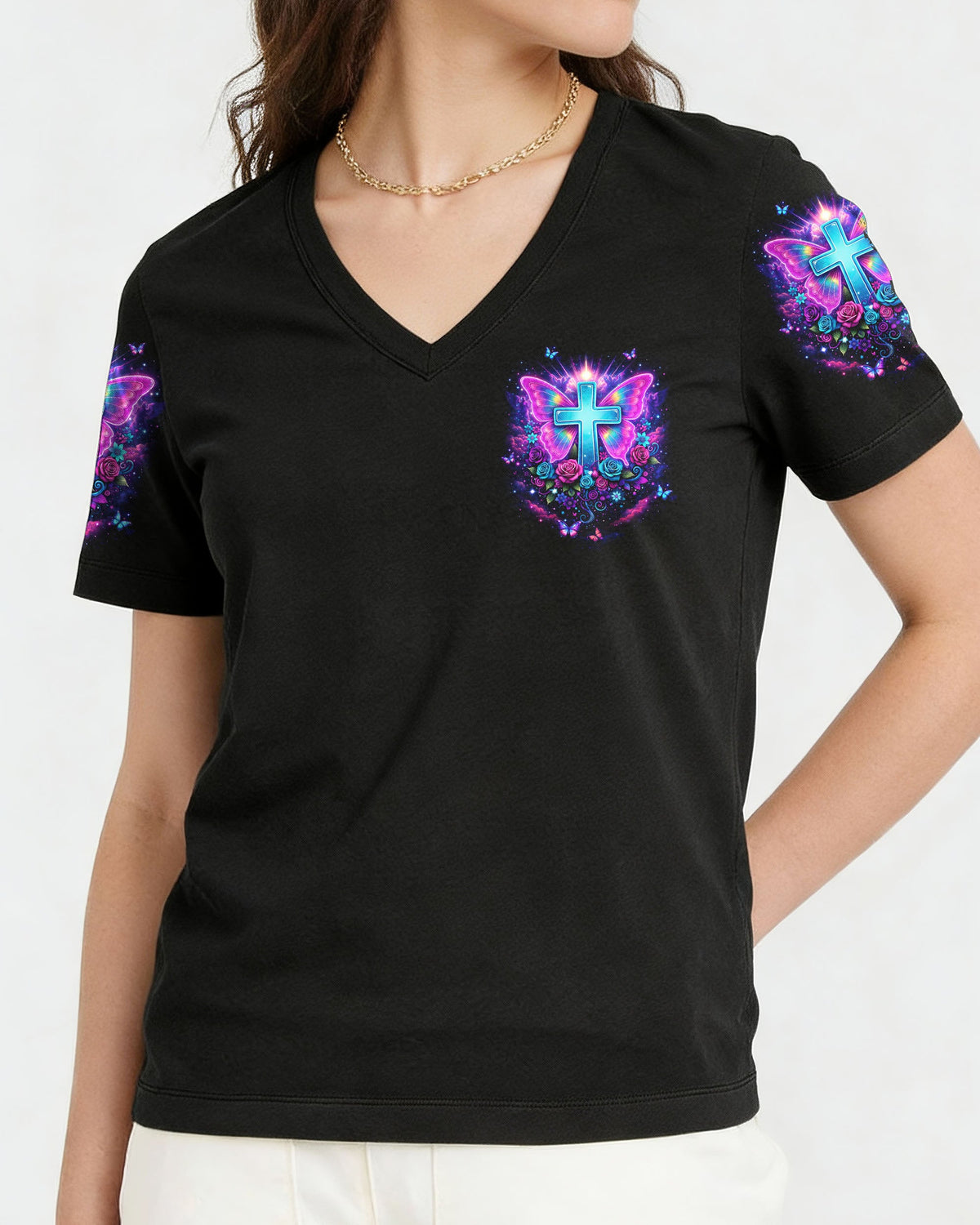 I Believe There Are Angels Among Us Women's All Over Print Shirt - Tltw1003263