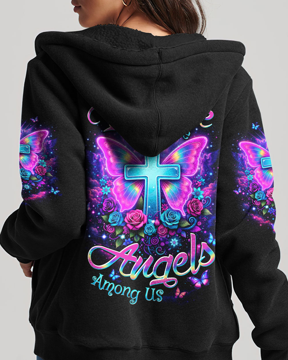 I Believe There Are Angels Among Us Women's All Over Print Shirt - Tltw1003263