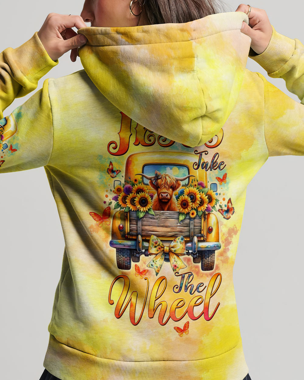 Jesus Take The Wheel Women's All Over Print Shirt  - Tltw1012244