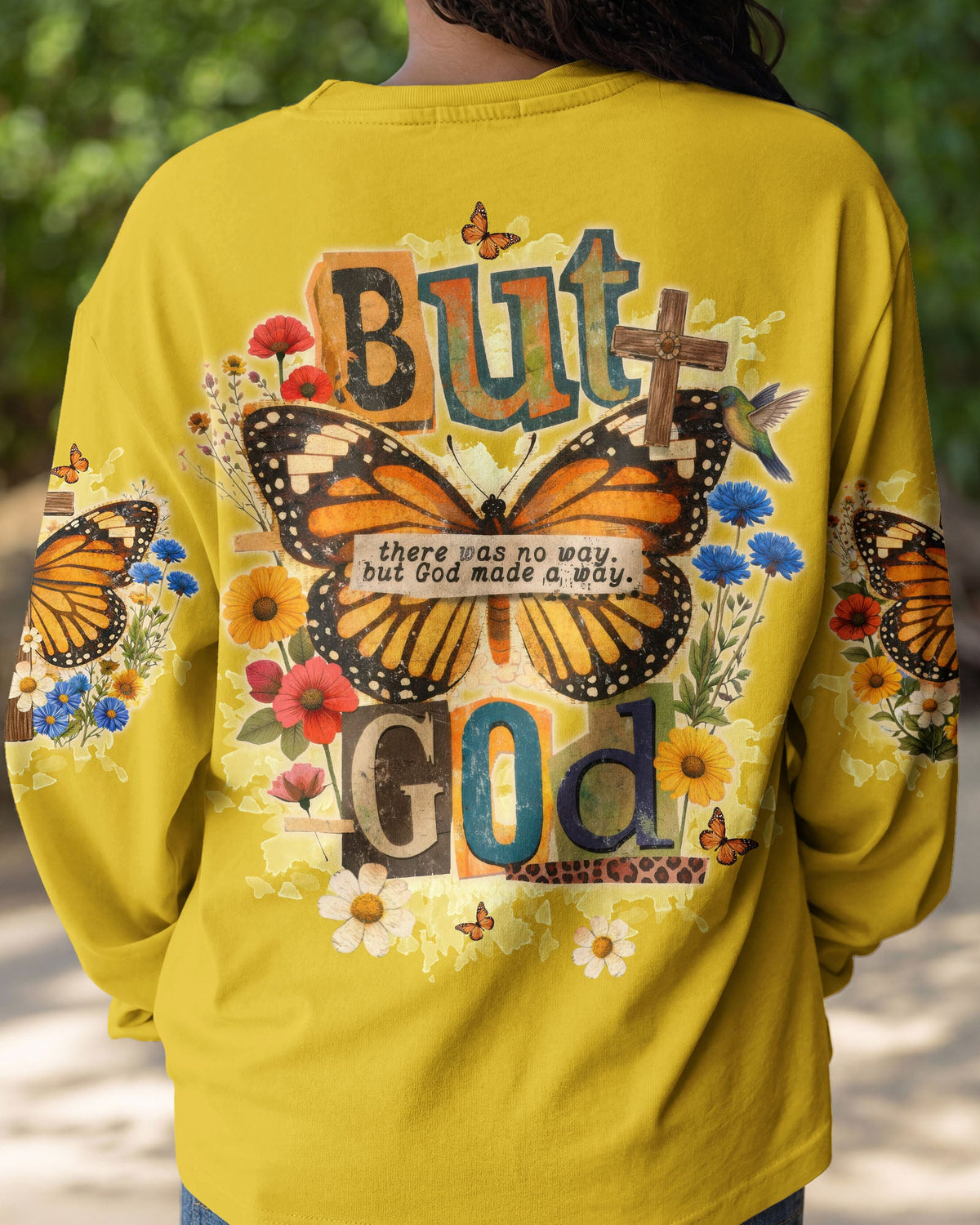 But God Butterfly Women's All Over Print Shirt  - Tltw1102262