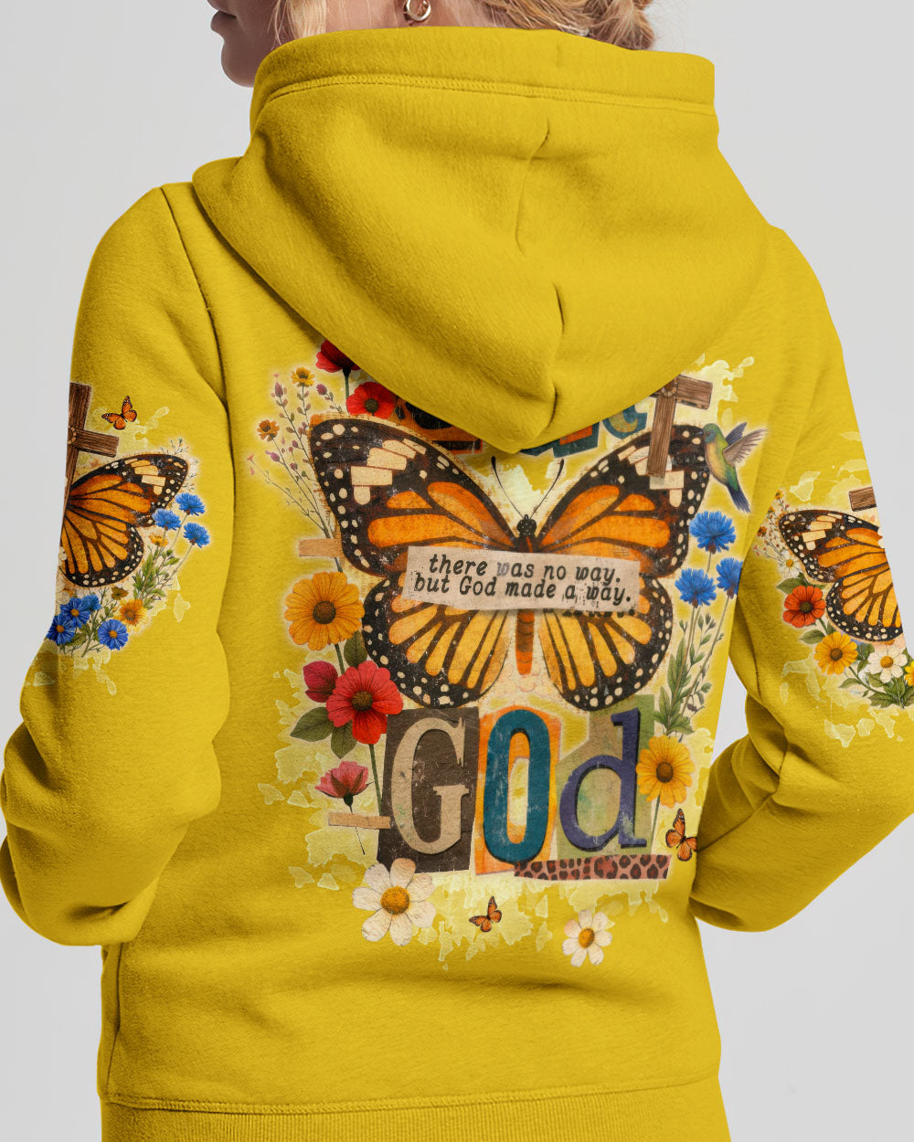 But God Butterfly Women's All Over Print Shirt  - Tltw1102262