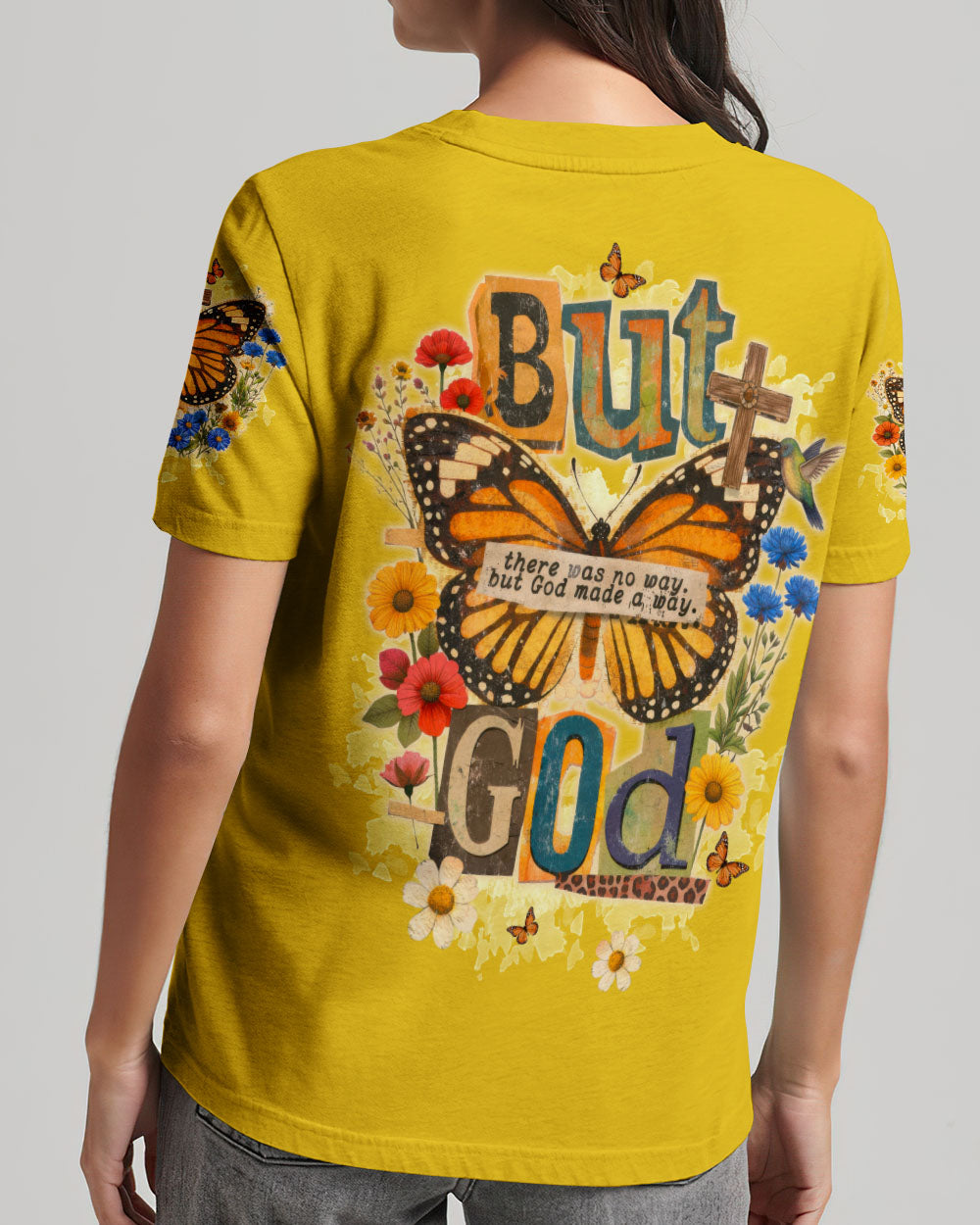 But God Butterfly Women's All Over Print Shirt  - Tltw1102262
