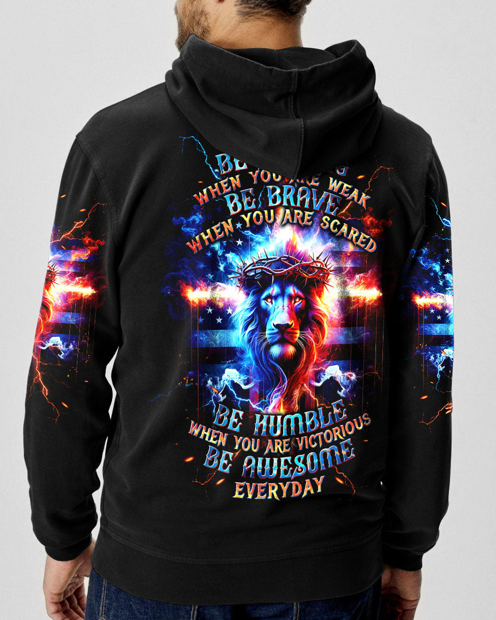 Be Strong When You Are Weak Lion Men's All Over Print Shirt - Tltw1105245