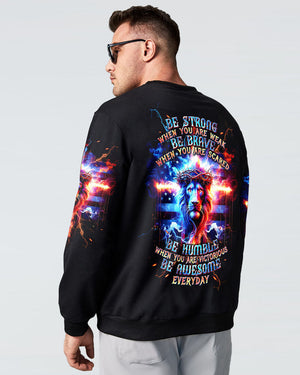 Be Strong When You Are Weak Lion Men's All Over Print Shirt - Tltw1105245