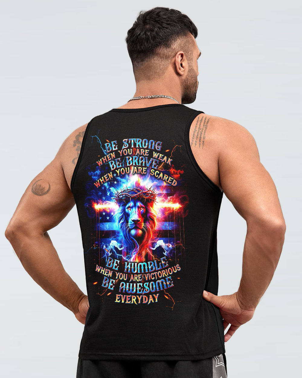 Be Strong When You Are Weak Lion Men's All Over Print Shirt - Tltw1105245