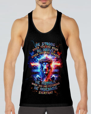 Be Strong When You Are Weak Lion Men's All Over Print Shirt - Tltw1105245