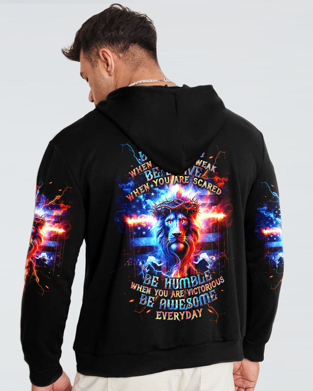 Be Strong When You Are Weak Lion Men's All Over Print Shirt - Tltw1105245