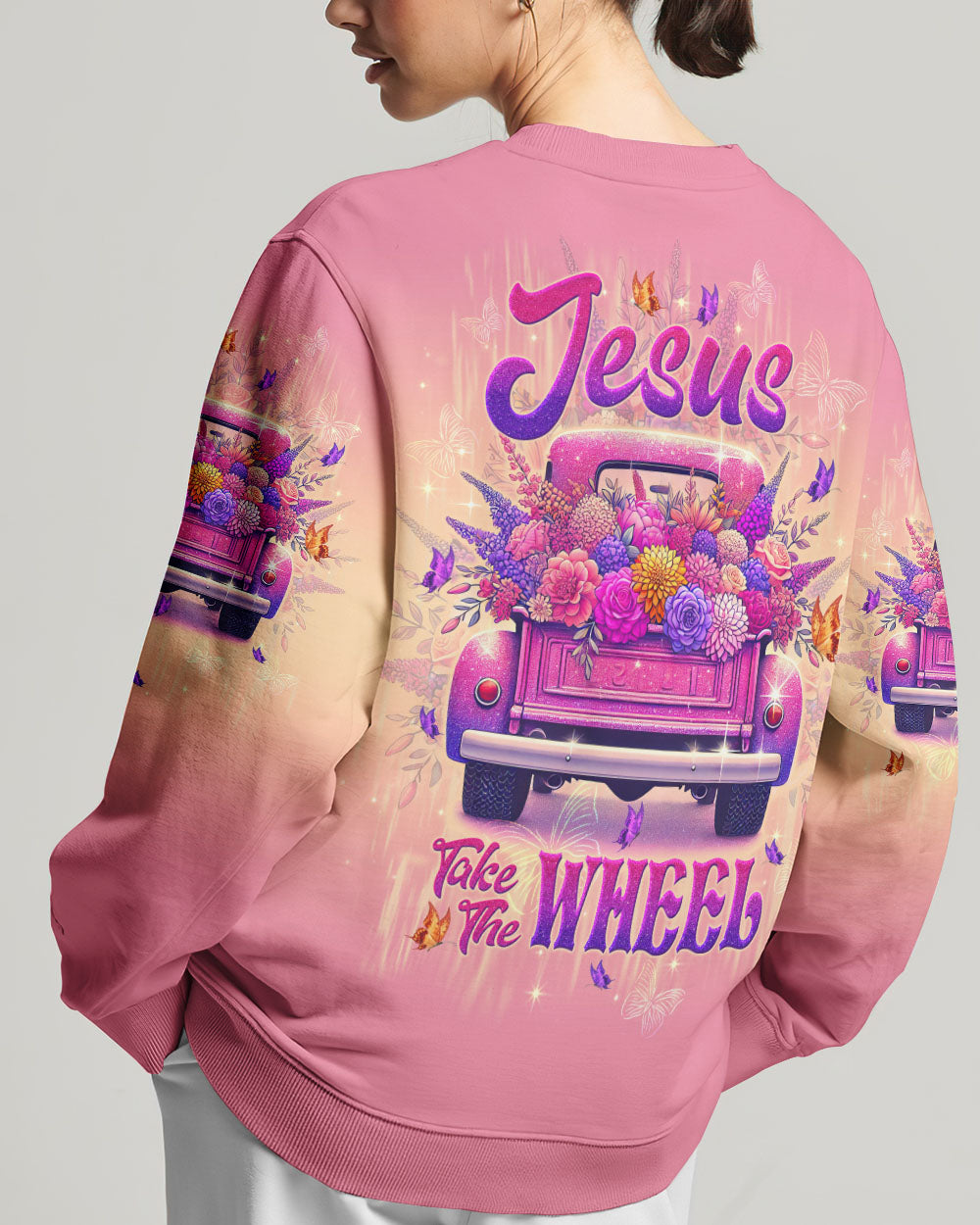 Jesus Take The Wheel Women's All Over Print Shirt - Tltw1202254