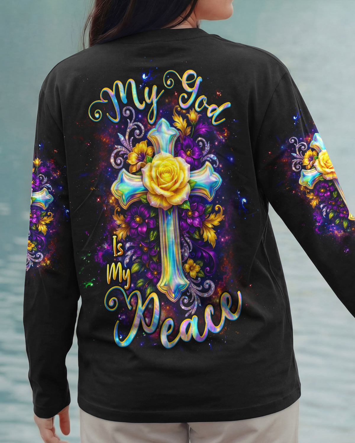 My God Is My Peace  Women's All Over Print Shirt  - Tltw1202263