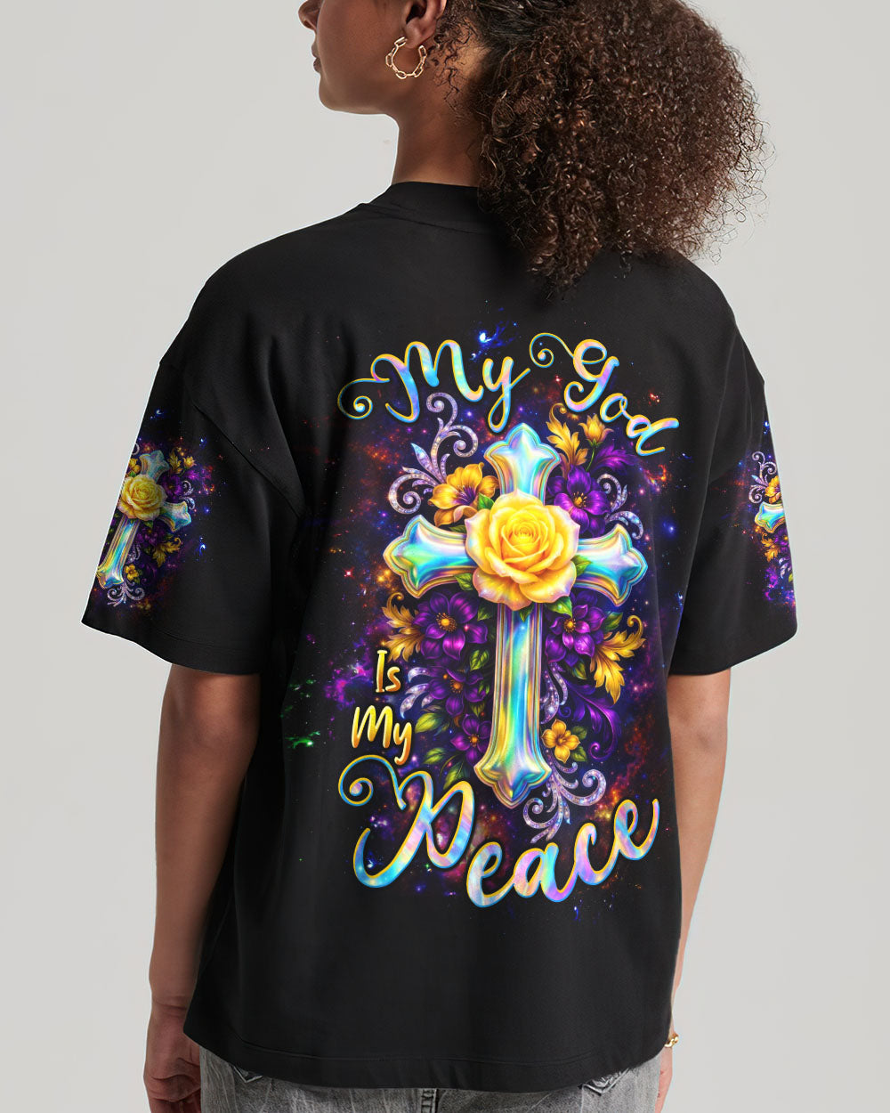My God Is My Peace  Women's All Over Print Shirt  - Tltw1202263