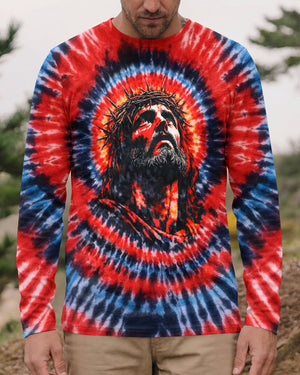 Jesus Halo Of Faith Swirl Men's All Over Print Shirt  -   Tltw1203263