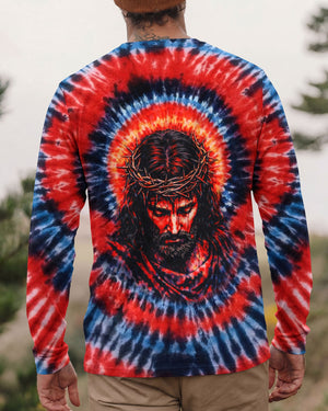 Jesus Halo Of Faith Swirl Men's All Over Print Shirt  -   Tltw1203263