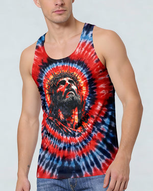 Jesus Halo Of Faith Swirl Men's All Over Print Shirt  -   Tltw1203263