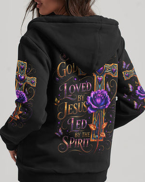 Blessed By God Cross Rose Women's All Over Print Shirt  - Tltw1205264