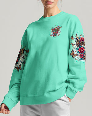 Lord Stood With Me Cross Rose Women's All Over Print Shirt - Tltw1208244