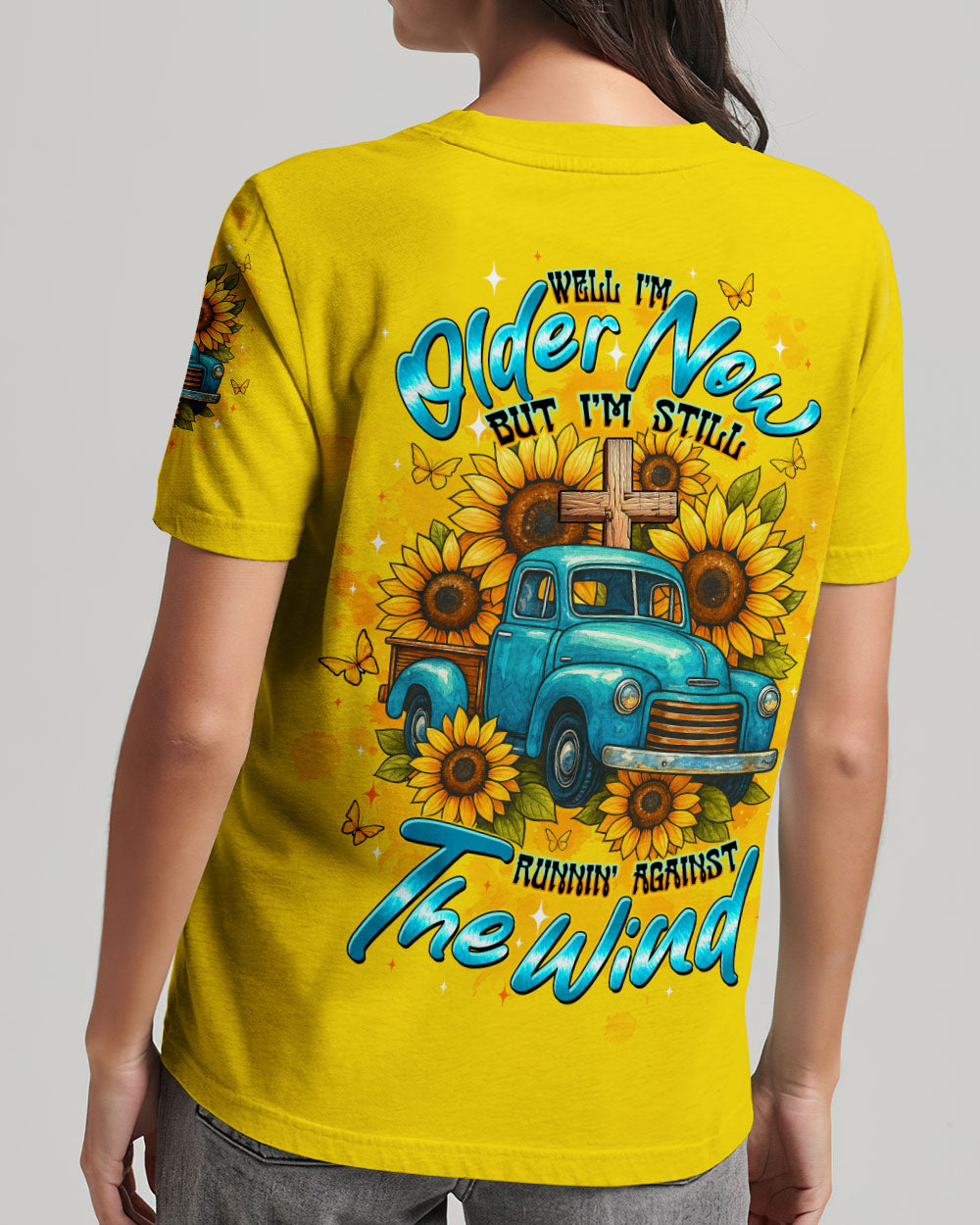 Running Against The Wind Truck Women's All Over Print Shirt   - Tltw1309252