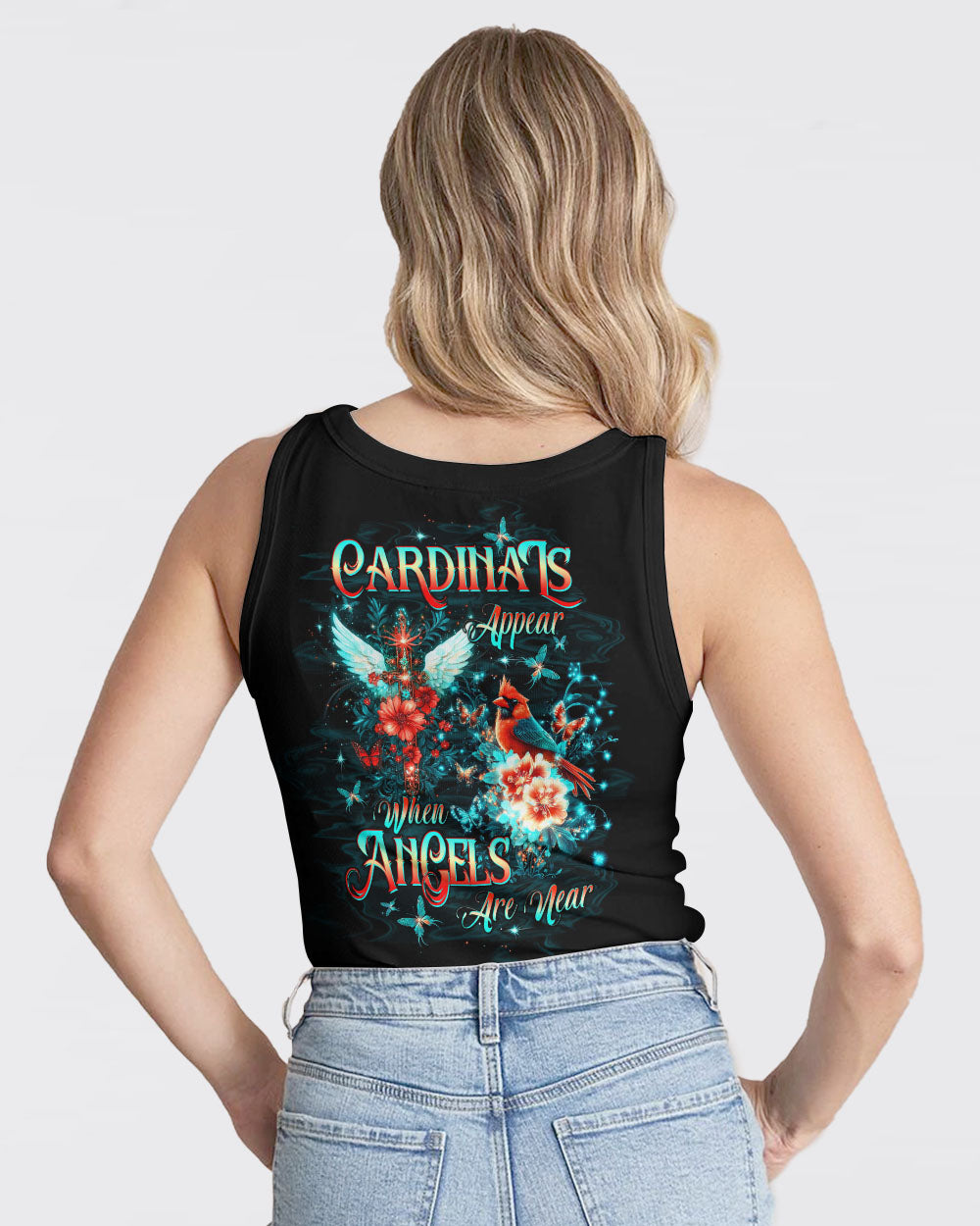 Cardinals Appear When Angels Are Near Women's All Over Print Shirt - Tltw1312245