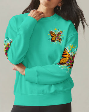 Created With A Purpose Butterfly Women's All Over Print Shirt  - Tltw1410253