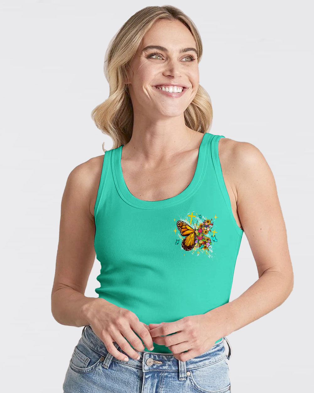 Created With A Purpose Butterfly Women's All Over Print Shirt  - Tltw1410253