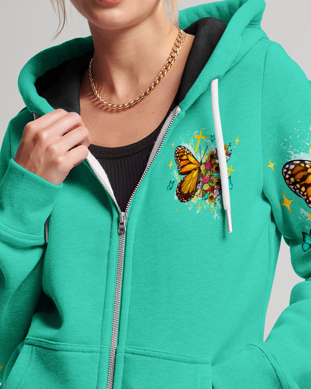 Created With A Purpose Butterfly Women's All Over Print Shirt  - Tltw1410253