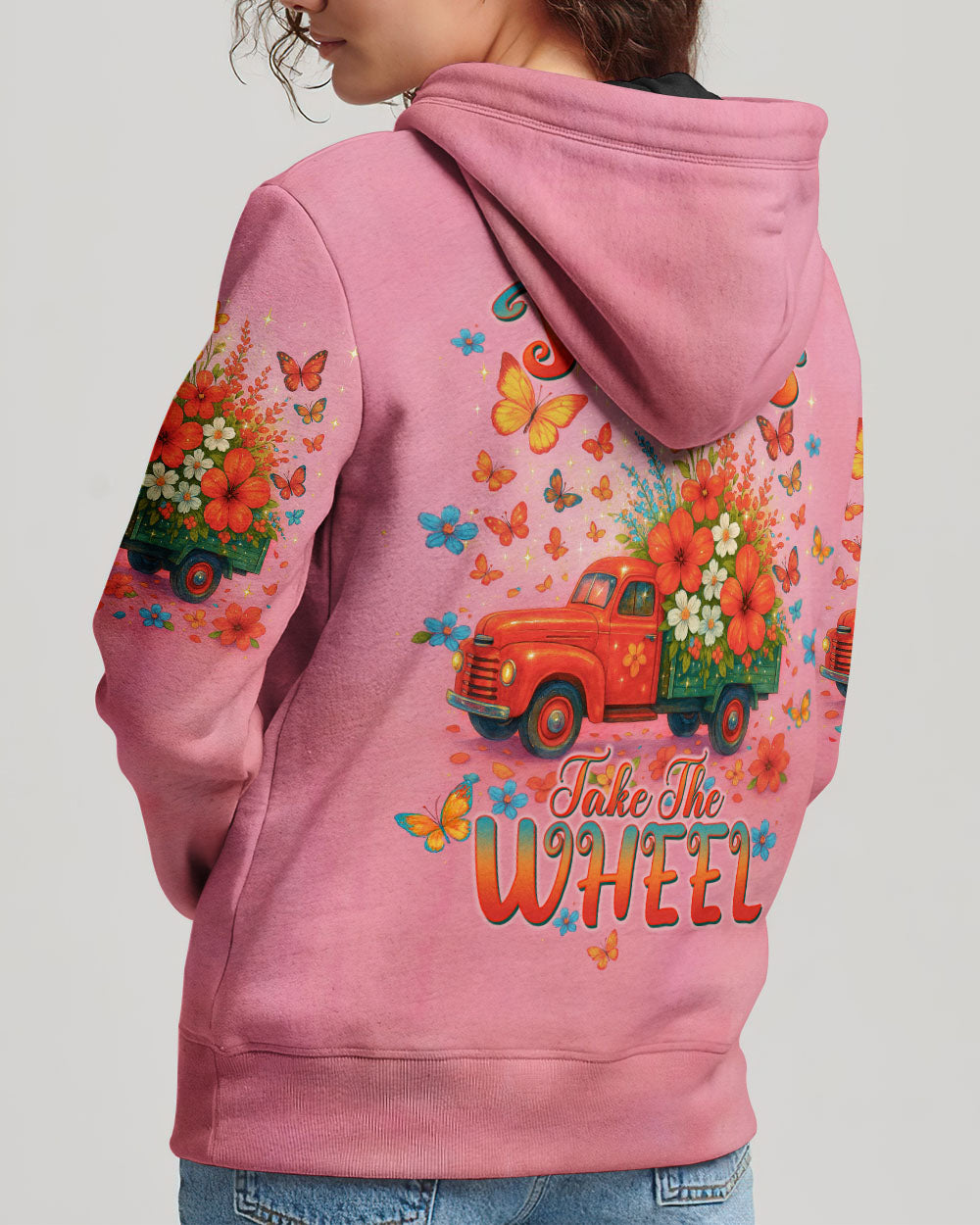 Jesus Take The Wheel Women's All Over Print Shirt   - Tltw1504254