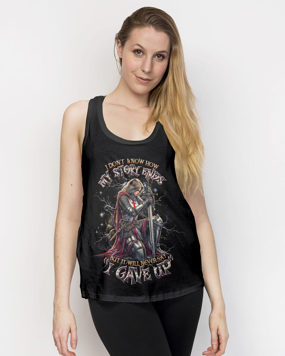 I Don't Know How My Story Ends Warrior Women's All Over Print Shirt   - Tltw1605253