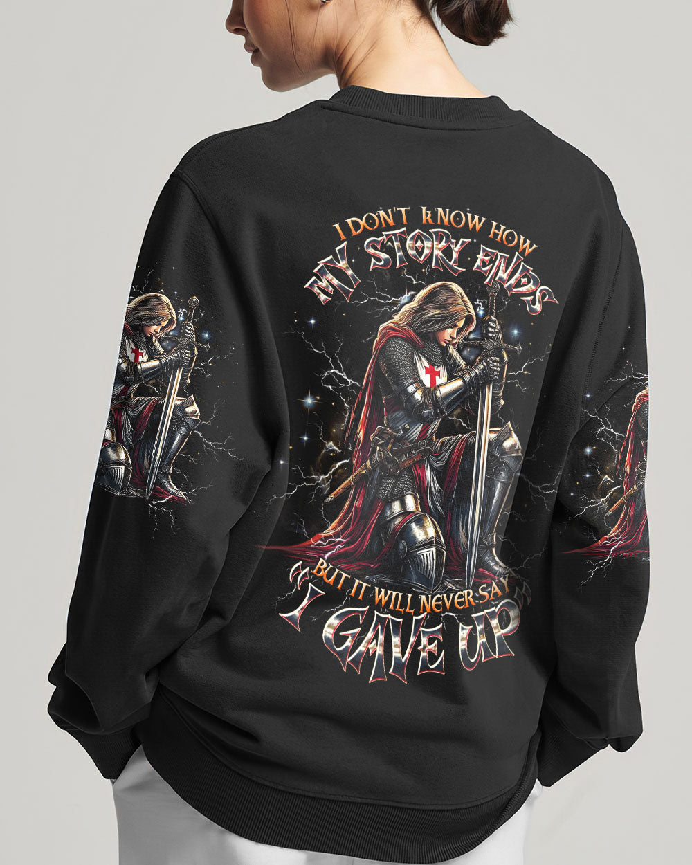 I Don't Know How My Story Ends Warrior Women's All Over Print Shirt   - Tltw1605253