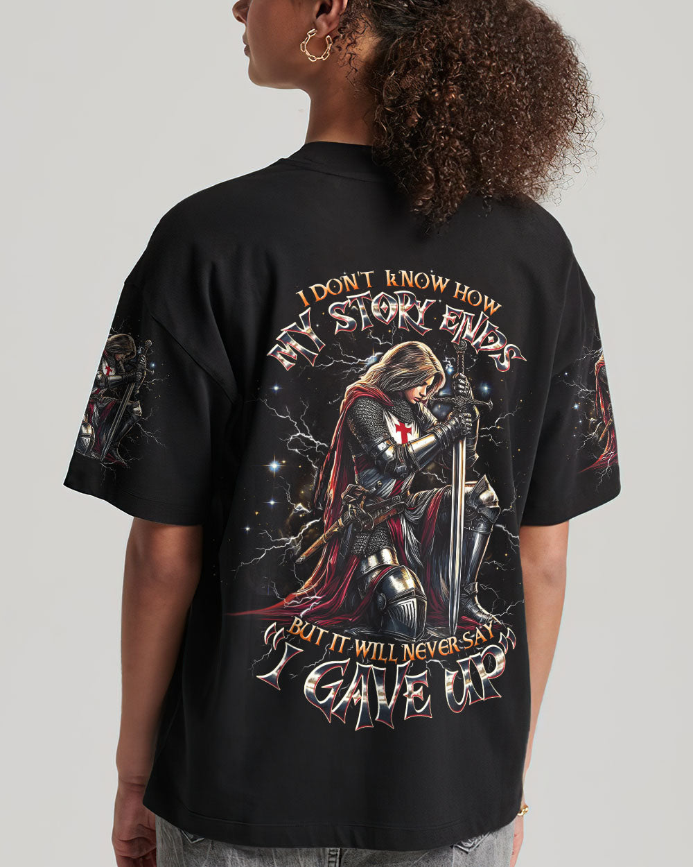 I Don't Know How My Story Ends Warrior Women's All Over Print Shirt   - Tltw1605253