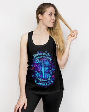 A Child Of God A Woman Of Faith Lion Warrior Women's All Over Print Shirt  - Tltw1707253
